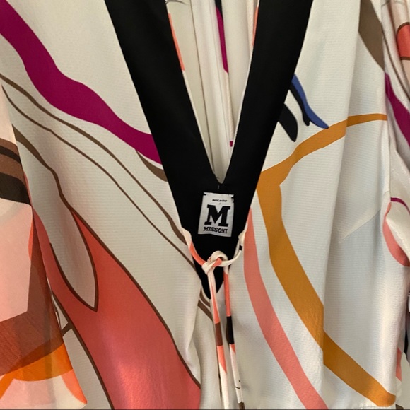 Missoni multicolor v neck dress - Picture 3 of 4
